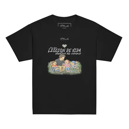 Camiseta infantil «Lección de Vida»